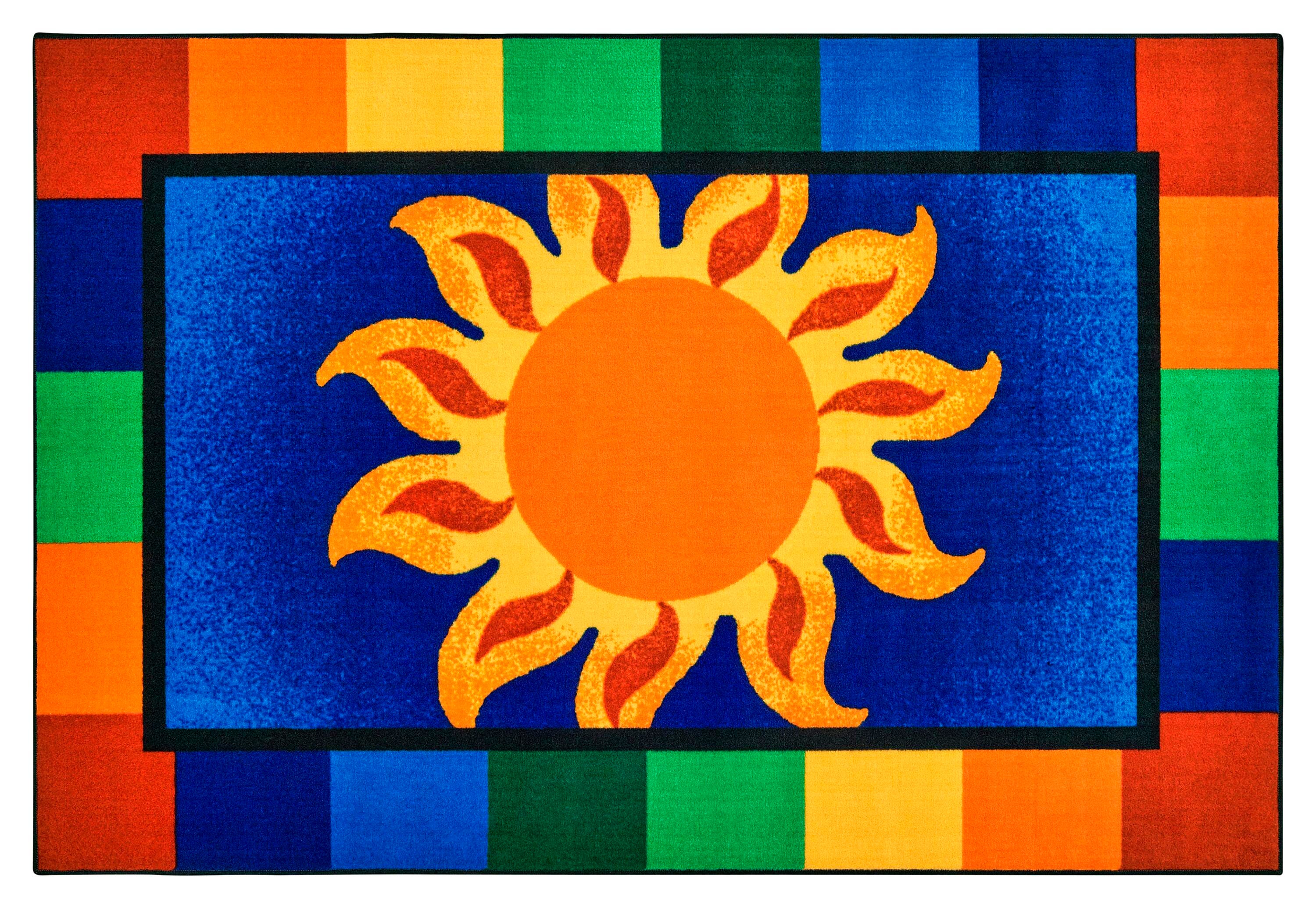 CARPETS FOR KIDS - KIDSVALUE SUNNY DAY - RECTANGLE - 3 FT X 4 FT 6 IN - SPECIFY CARPET COLOR