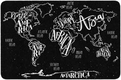 FLAGSHIP CARPETS - MODERN WORLD MAP - RECTANGLE - 6 FT X 8 FT 4 IN - SPECIFY CARPET COLOR