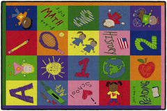 FLAGSHIP CARPETS - PRIMARY PICTURES - RECTANGLE - 5 FT X 8 FT - SPECIFY CARPET COLOR