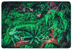 CARPETS FOR KIDS - PIXEL PERFECT REAL JUNGLE FLOOR - RECTANGLE - 6 FT X 9 FT - SPECIFY CARPET COLOR