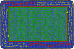 FLAGSHIP CARPETS - NEVER GIVE UP - RECTANGLE - 4 FT X 6 FT - SPECIFY CARPET COLOR