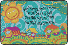 FLAGSHIP CARPETS - GOOD MORNING BRIGHT SUNSHINE - RECTANGLE - 6 FT X 8 FT 4 IN - SPECIFY CARPET COLOR