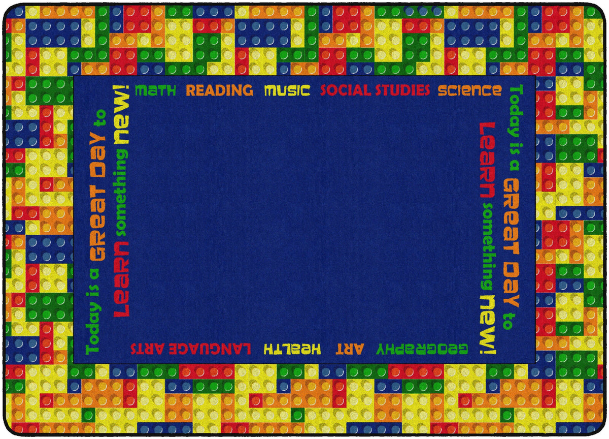 FLAGSHIP CARPETS - LEARNING BLOCKS - RECTANGLE - 6 FT X 8 FT 4 IN - SPECIFY CARPET COLOR
