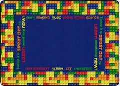 FLAGSHIP CARPETS - LEARNING BLOCKS - RECTANGLE - 6 FT X 8 FT 4 IN - SPECIFY CARPET COLOR