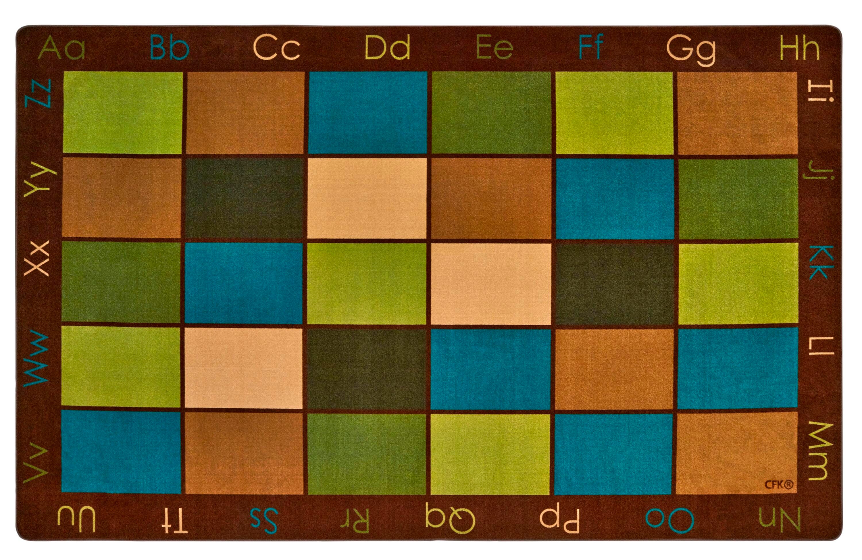 CARPETS FOR KIDS - PREMIUM NATURES COLORS SEATING - RECTANGLE - 6 FT X 9 FT - SPECIFY CARPET COLOR