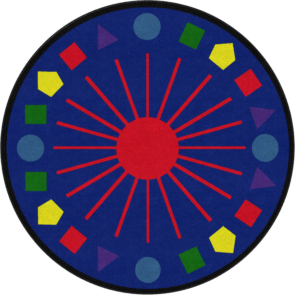 FLAGSHIP CARPETS - SHAPES GALORE - ROUND - 8 FT DIA - SPECIFY CARPET COLOR