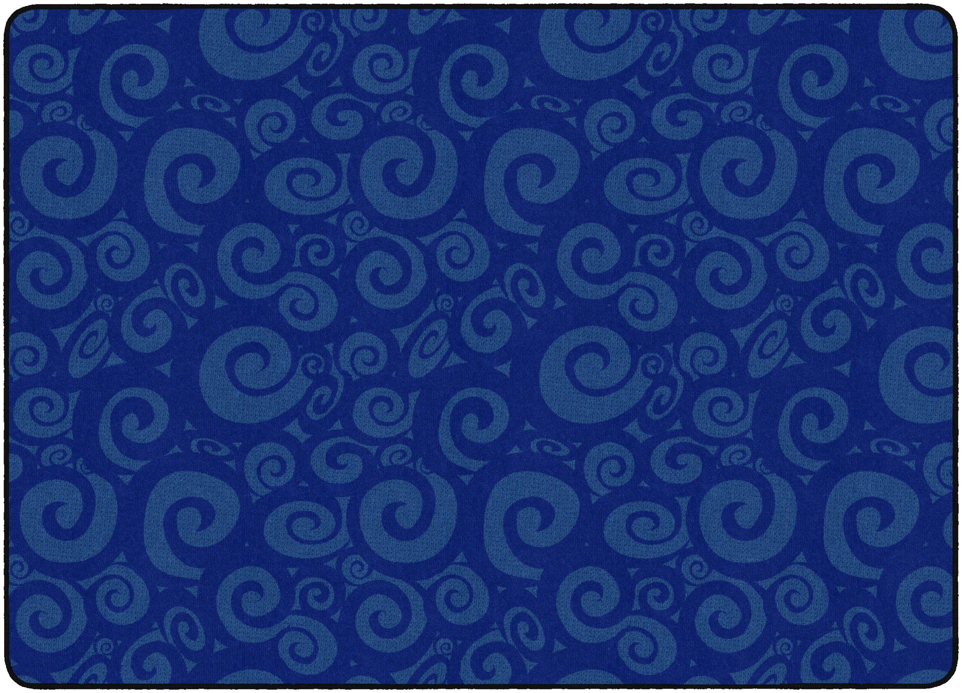 FLAGSHIP CARPETS - SWIRL TONE ON TONE - RECTANGLE - 6 FT X 8 FT 4 IN - SPECIFY CARPET COLOR