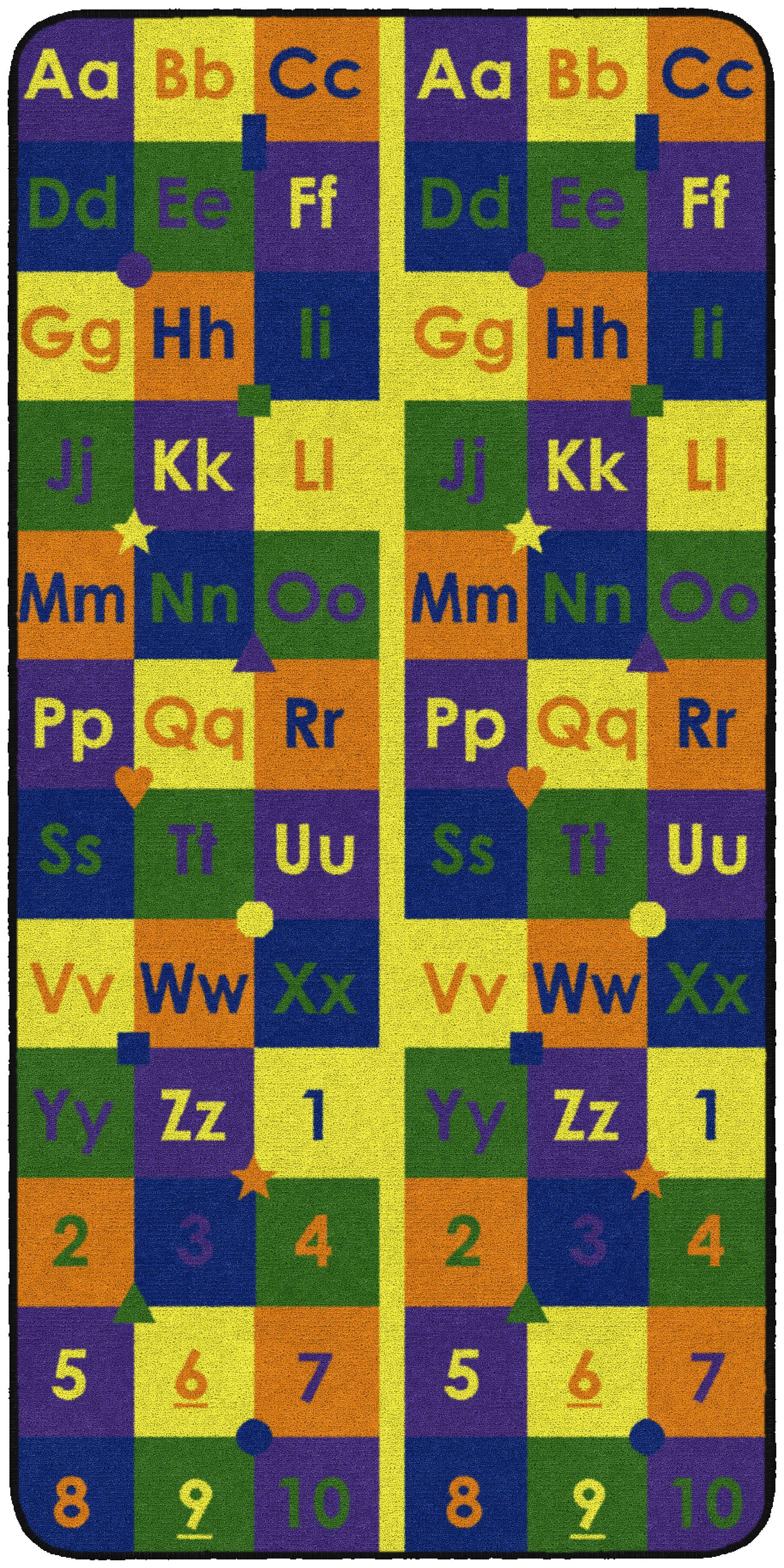 FLAGSHIP CARPETS - ABC123S - RECTANGLE - 3 FT X 6 FT - SPECIFY CARPET COLOR