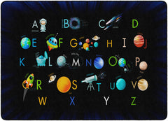 FLAGSHIP CARPETS - SPACE ABCS - RECTANGLE - 6 FT X 8 FT 4 IN - SPECIFY CARPET COLOR