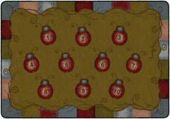 FLAGSHIP CARPETS - LADYBUG NUMBERS - RECTANGLE - 6 FT X 8 FT 4 IN - SPECIFY CARPET COLOR