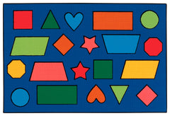 CARPETS FOR KIDS - KIDSVALUE COLOR SHAPES - RECTANGLE - 4 FT X 6 FT - SPECIFY CARPET COLOR