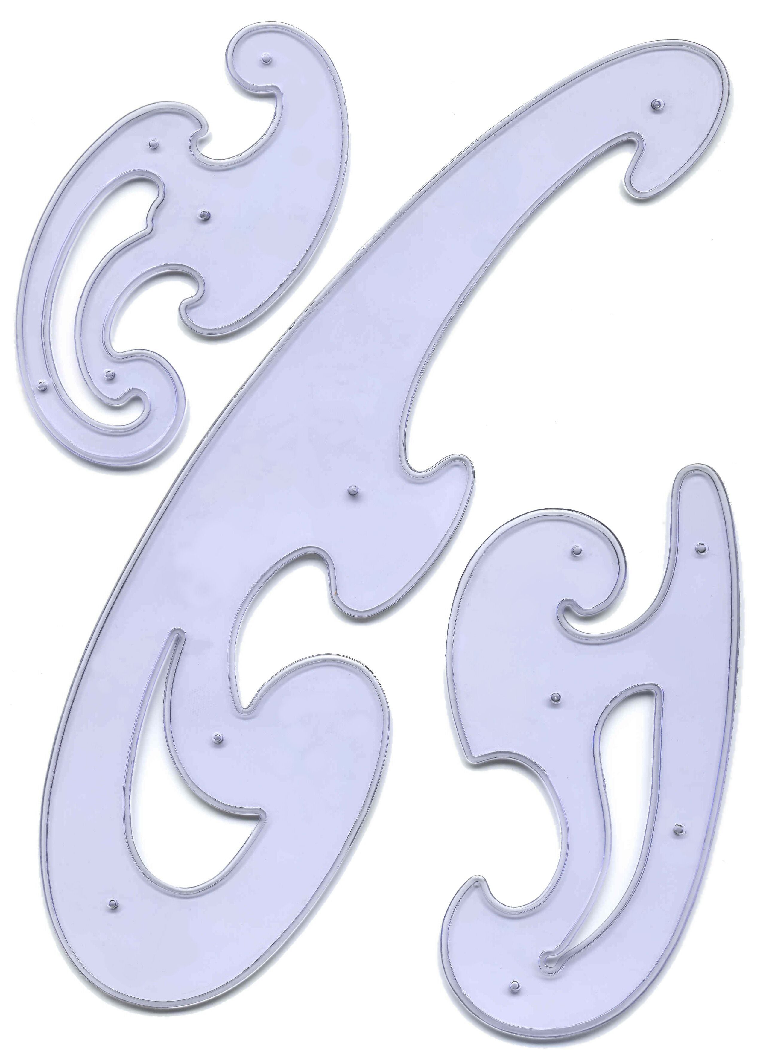 French Curves Set 3