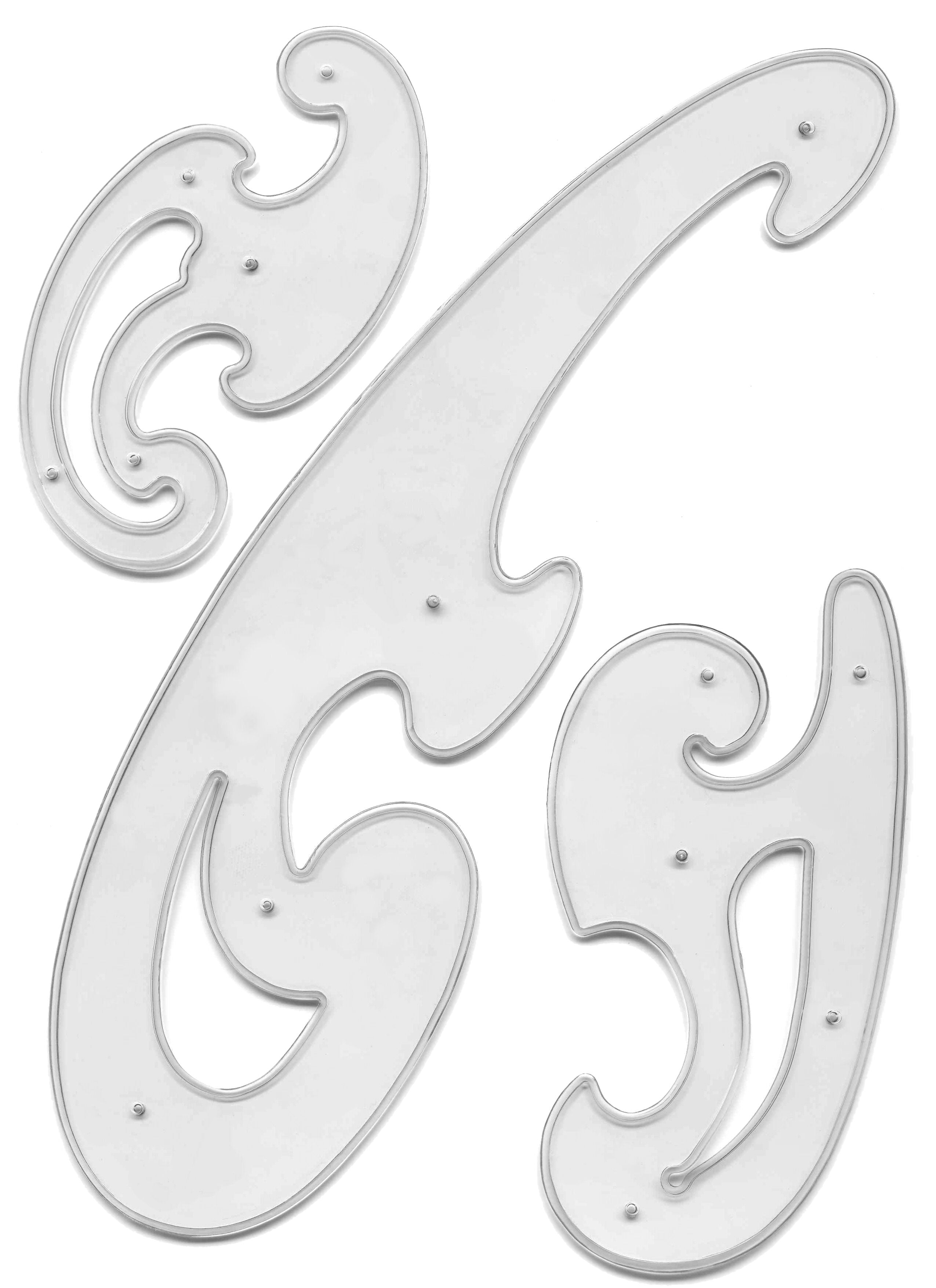 French Curves Set 3