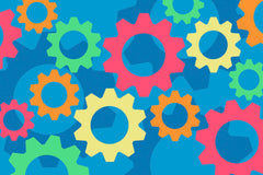 CHILDCRAFT - CARPETS - ABC FURNISHINGS STEAM GEARS - RECTANGLE - 8 FT X 12 FT - SPECIFY CARPET COLOR