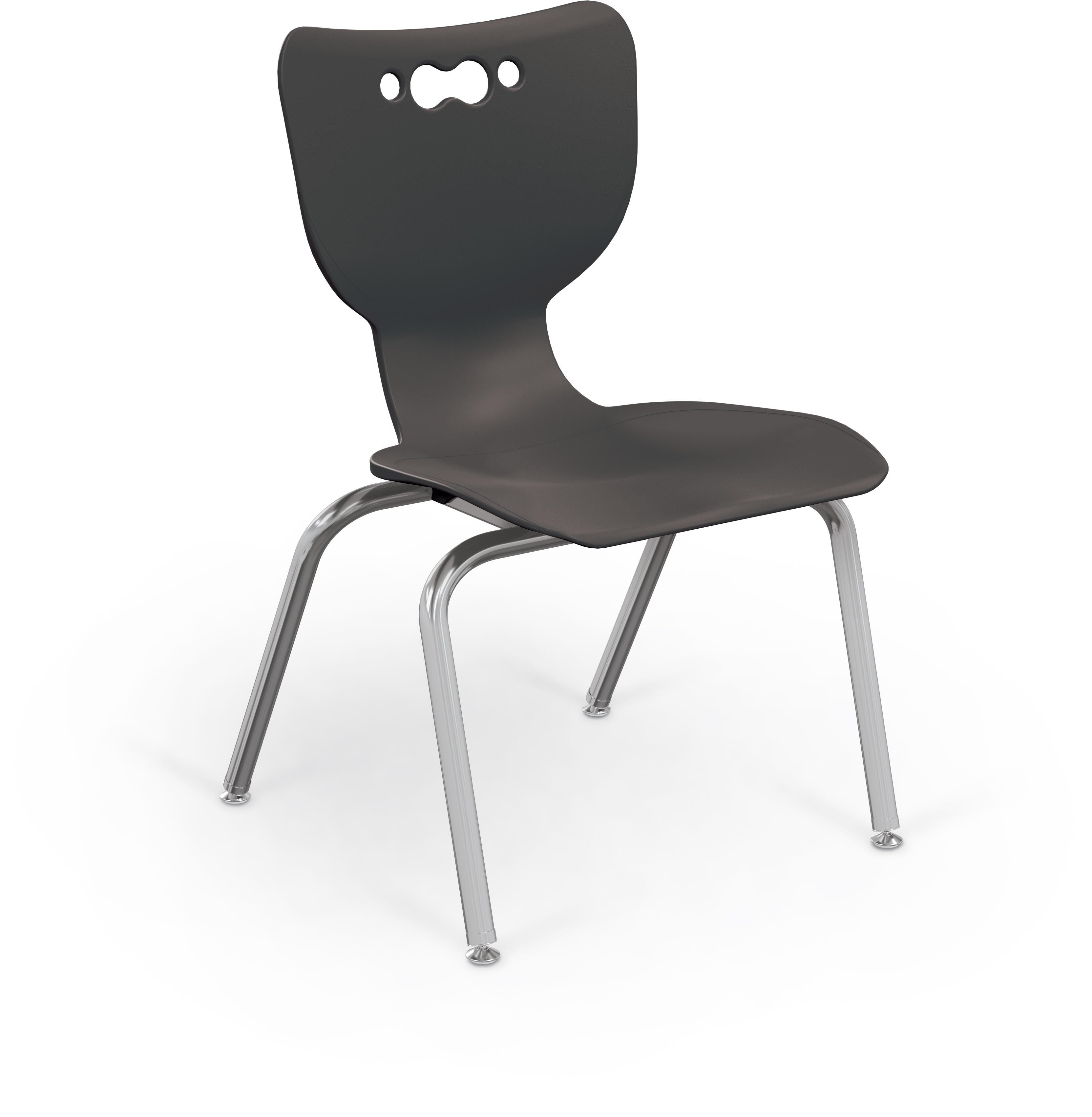 CHAIR - MOORECO - HIERARCHY 4-LEG CHAIR - 18 IN - SPECIFY SEAT AND BACK COLOR - SPECIFY FRAME TYPE - SPECIFY FRAME COLOR