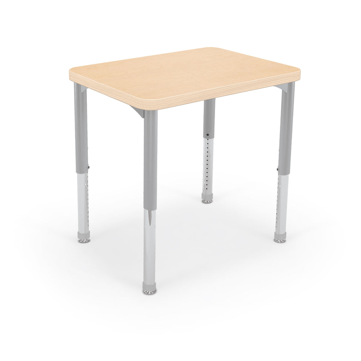 DESK - MOORECO HIERARCHY RECTANGLE DESK - SPECIFY PRODUCT HEIGHT - LAMINATE - SPECIFY TOP COLOR - SPECIFY EDGE COLOR