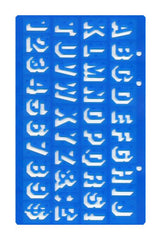 20mm Shadow Lettering Stencil