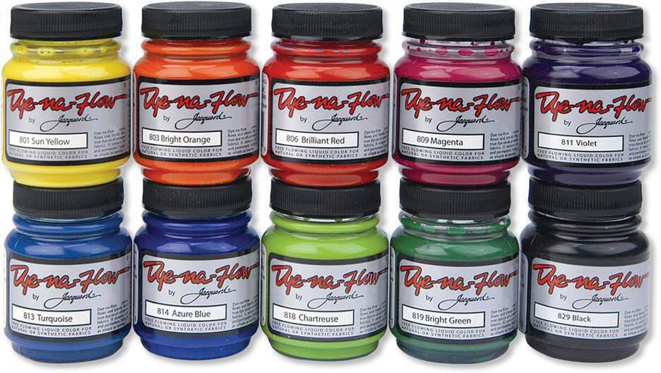 DYE-NA-FLOW 2.25 OZ SET OF 10