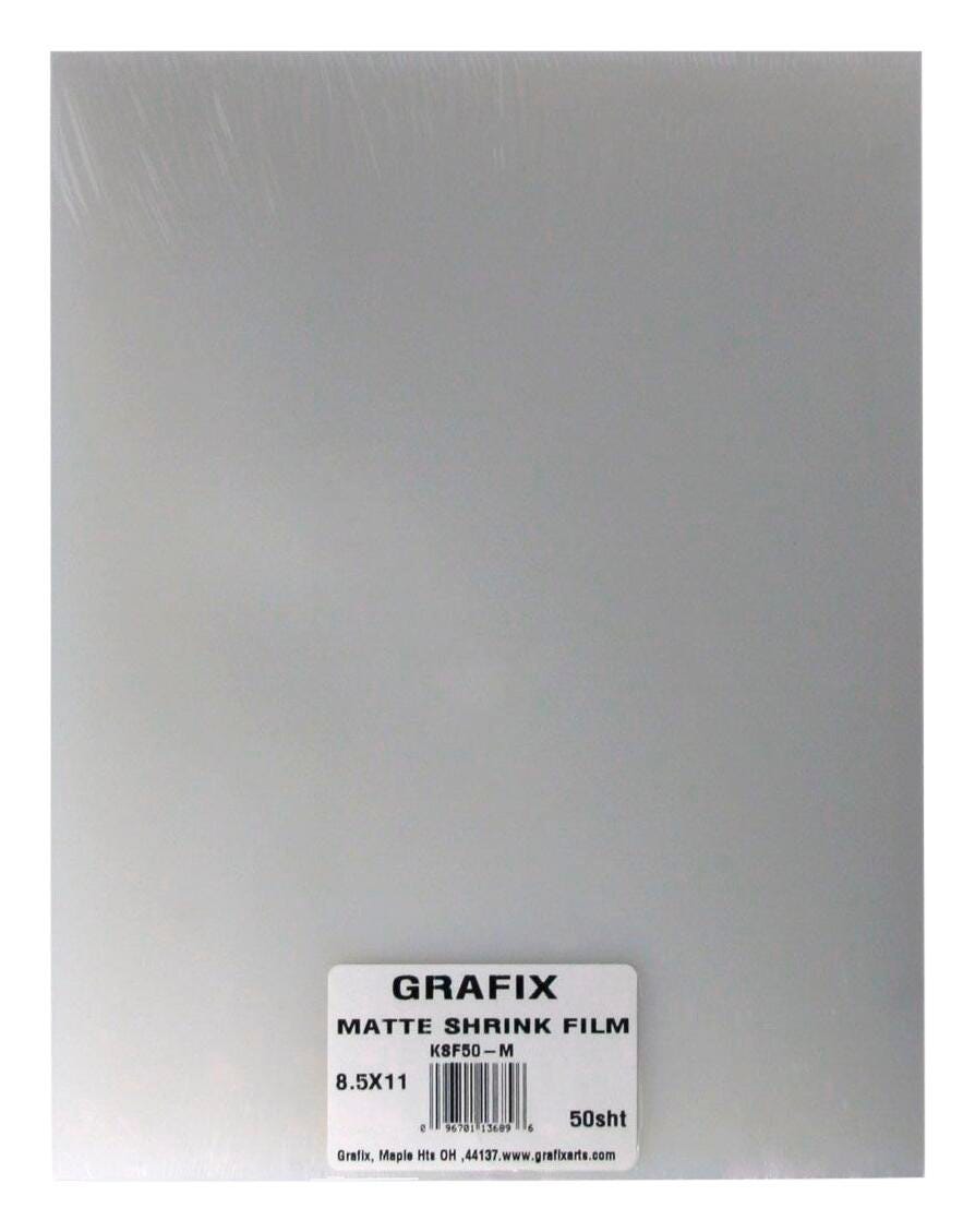 SHRINK FILM GRAFIX 8.5X11 IN MATTE PK OF 50