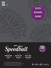 PAPER BLOCK PRINT 70 LB 18X24 PACK OF 50