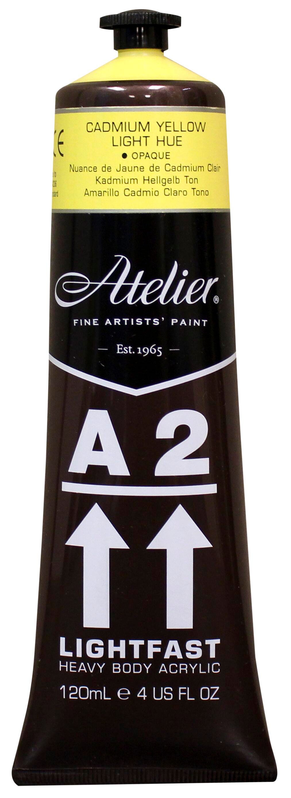 PAINT ACRYLIC A2 HB CHROMA CADMIUM YELLOW LIGHT 4 OZ