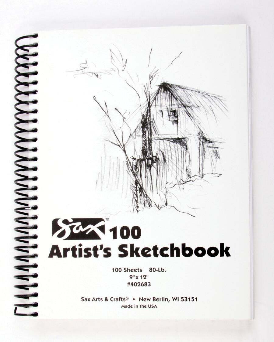 PAD SKETCH ARTIST 100 SAX 9X12 IN 80 LB 100 SHTS