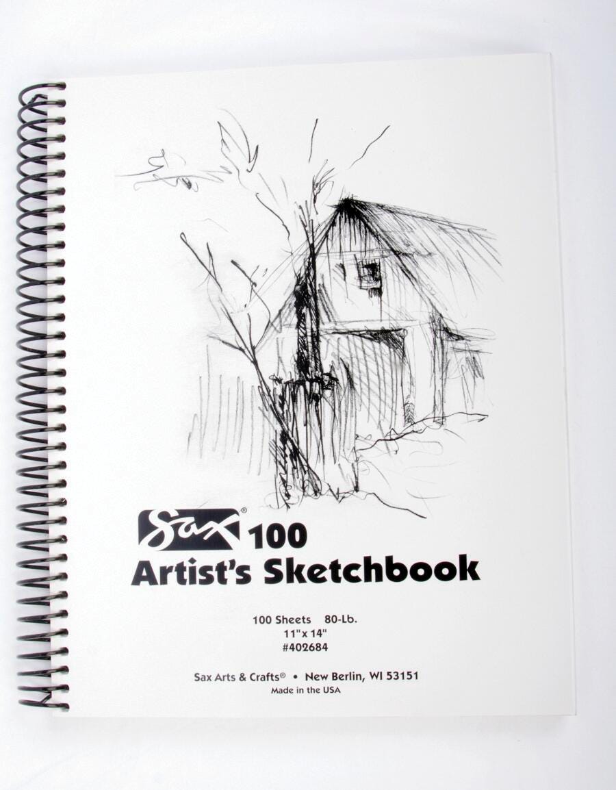 PAD SKETCH ARTIST 100 SAX 11X14 IN 80 LB 100 SHTS