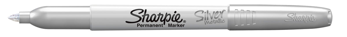 MARKER SHARPIE METALLIC SILVER FINE PACK OF 12