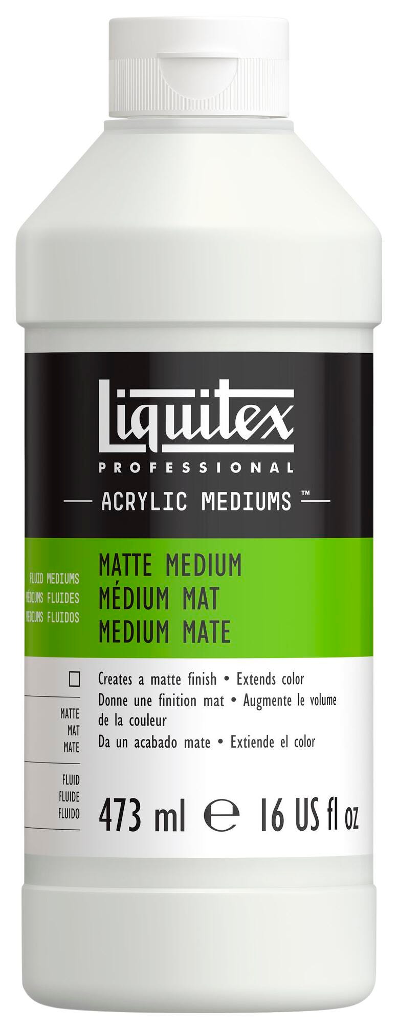 MEDIUM LIQUITEX MATTE PINT SQUEEZE BOTTLE