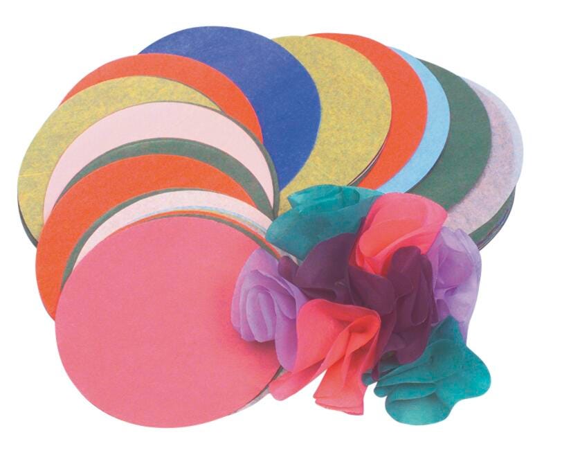 PAPER TISSUE CIRCLES 4 INCH PACK OF 480