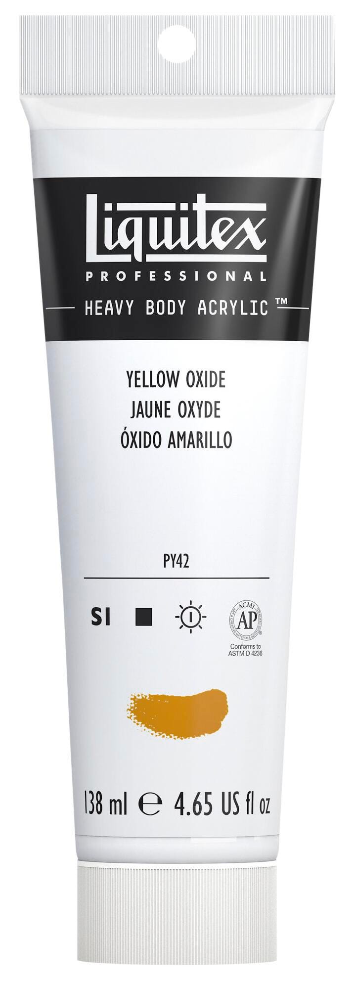 PAINT ACRYLIC HB LIQUTEX YELLOW OXIDE 4.65 OZ