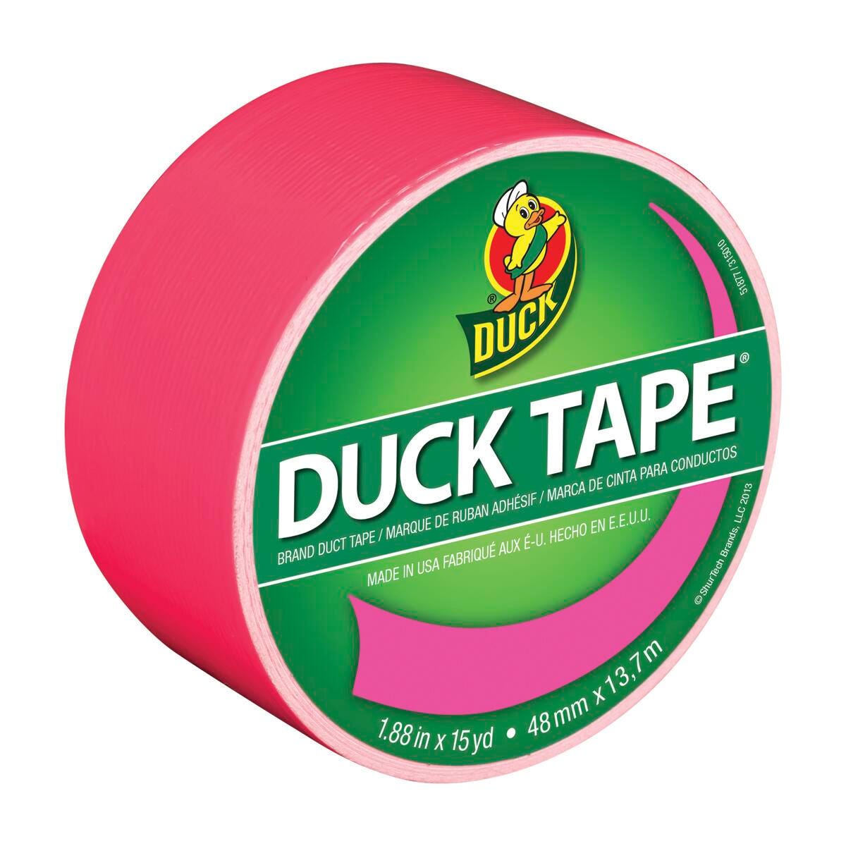 DUCT TAPE 1.88IN 48MM 15YDS NEON PINK