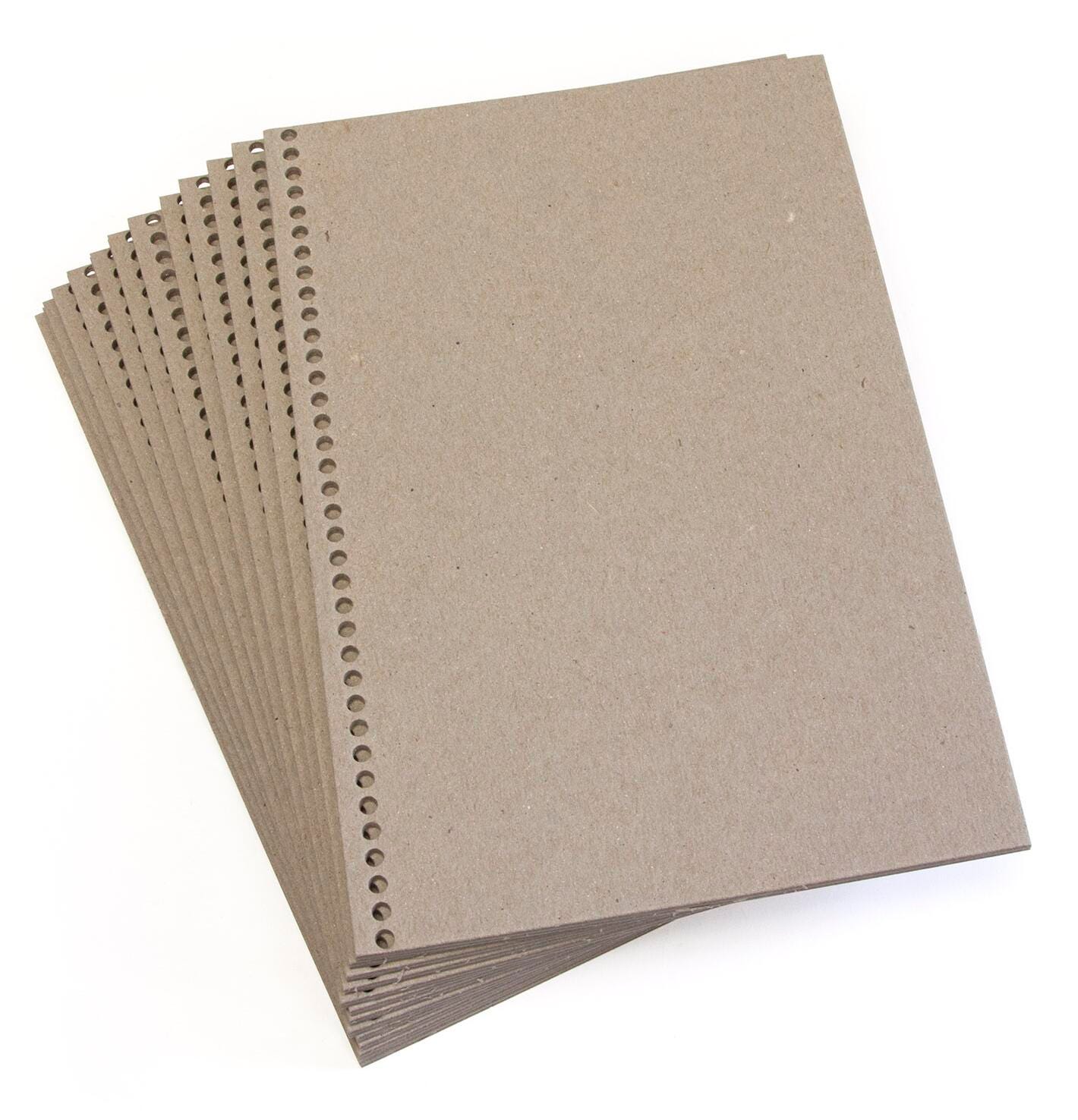CHIPBOARD COVERS PRE-PUNCHED PACK OF 24