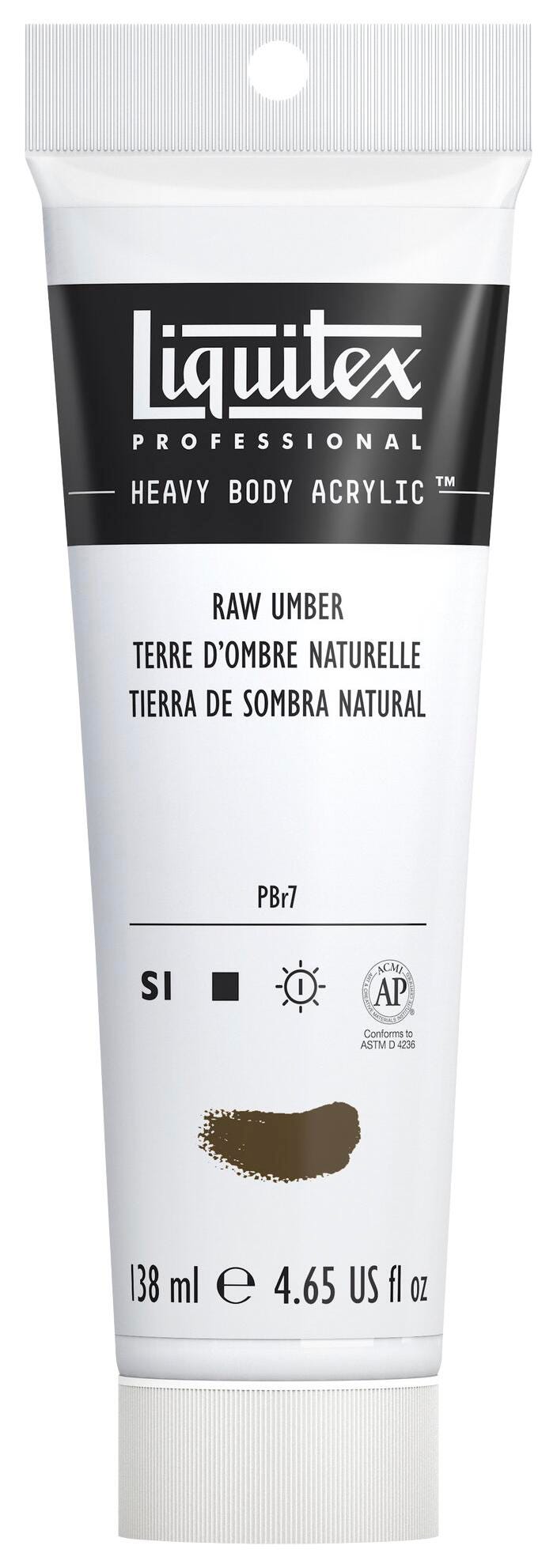 PAINT ACRYLIC HB LIQUITEX RAW UMBER 4.65 OZ