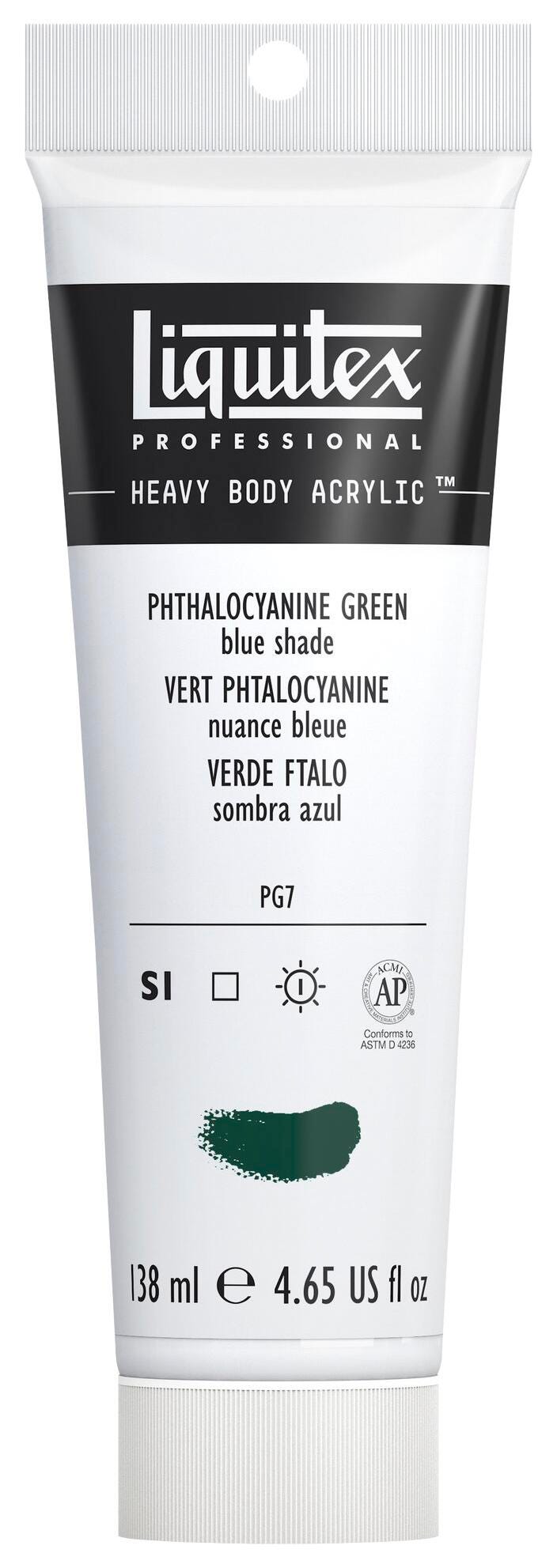 PAINT ACRYLIC HB LIQUITEX PTHALO GREEN 4.65 OZ
