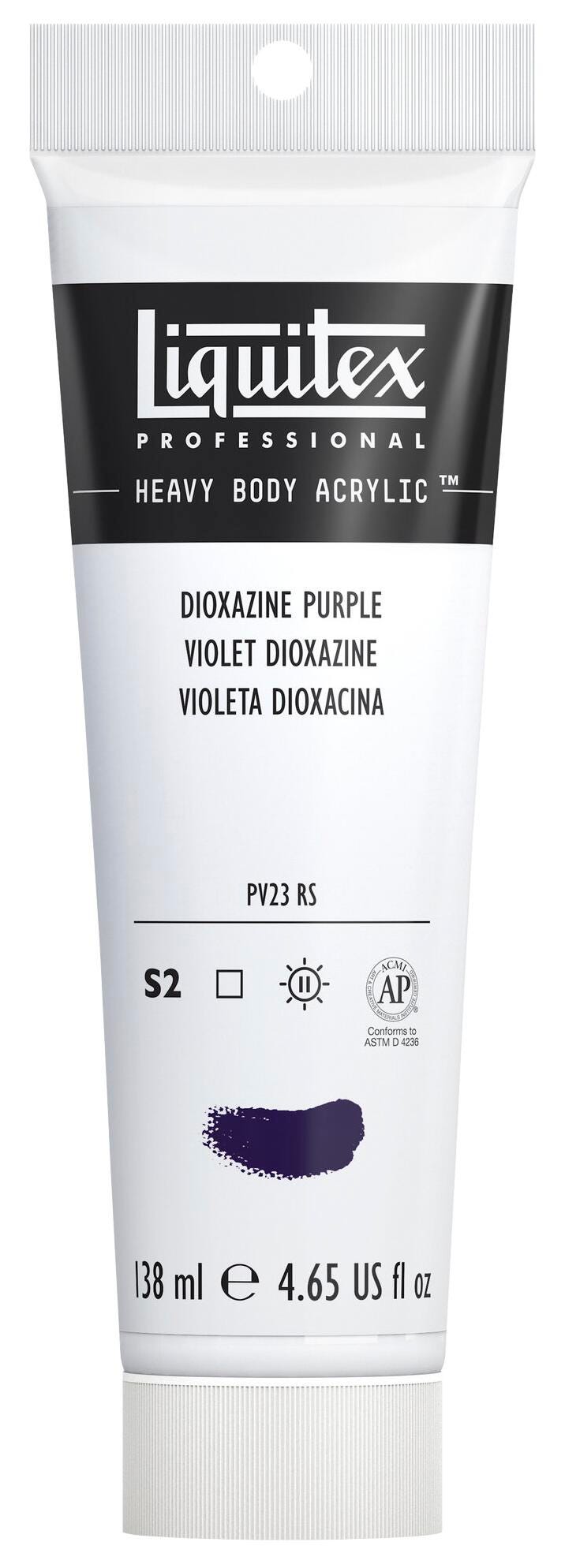 PAINT ACRYLIC HB LIQUTEX DIOXAZINE PURPLE 4.65 OZ