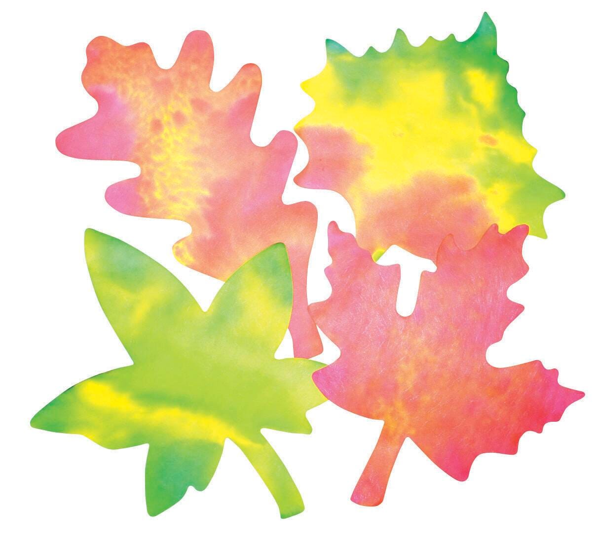PAPER COLOR DIFFUSING LEAVES PACK OF 80