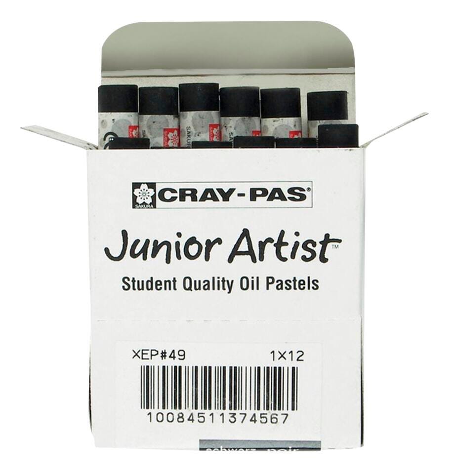 OIL PASTEL CRAY-PAS JUNIOR ARTIST BLACK PACK OF 12