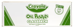OIL PASTEL CRAYOLA CLASSPACK 12-COLOR SET OF 336