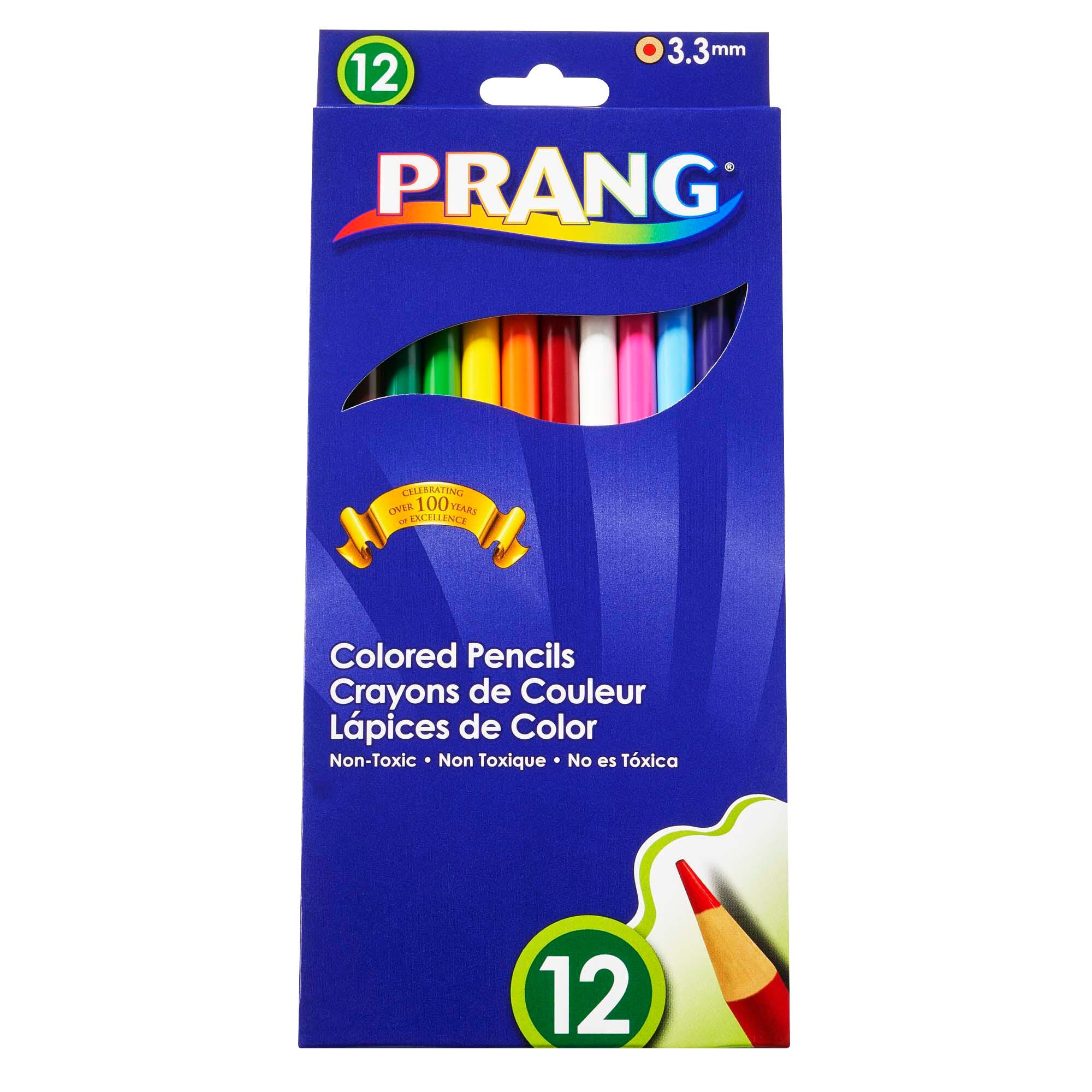PENCILS COLORED PRANG ASST COLORS SET OF 12