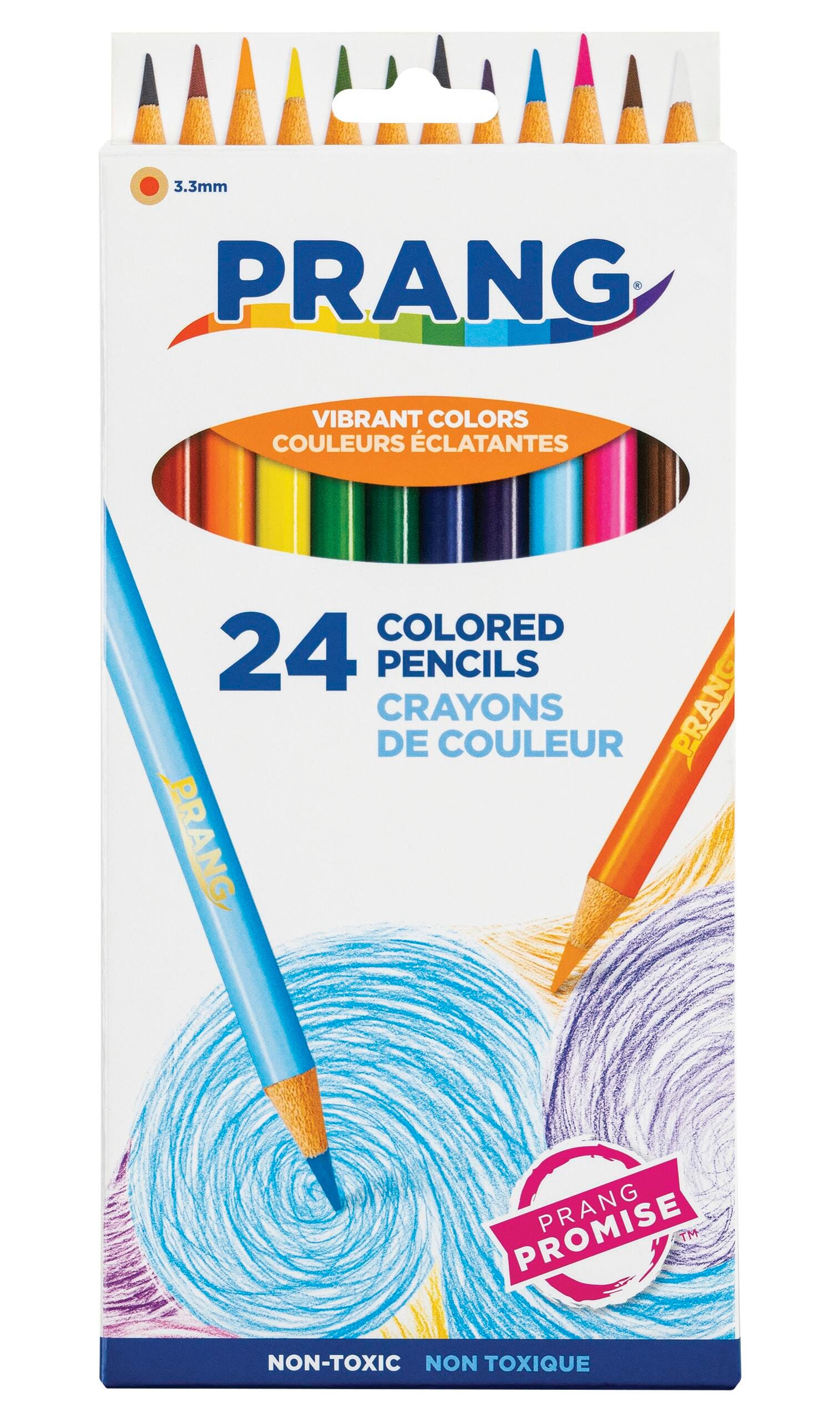 PENCILS COLORED PRANG ASST COLORS SET OF 24