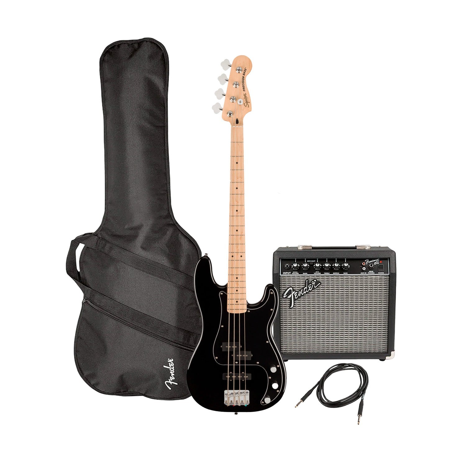 Fender Affinity Series Precision Bass PJ guitar pack - Black