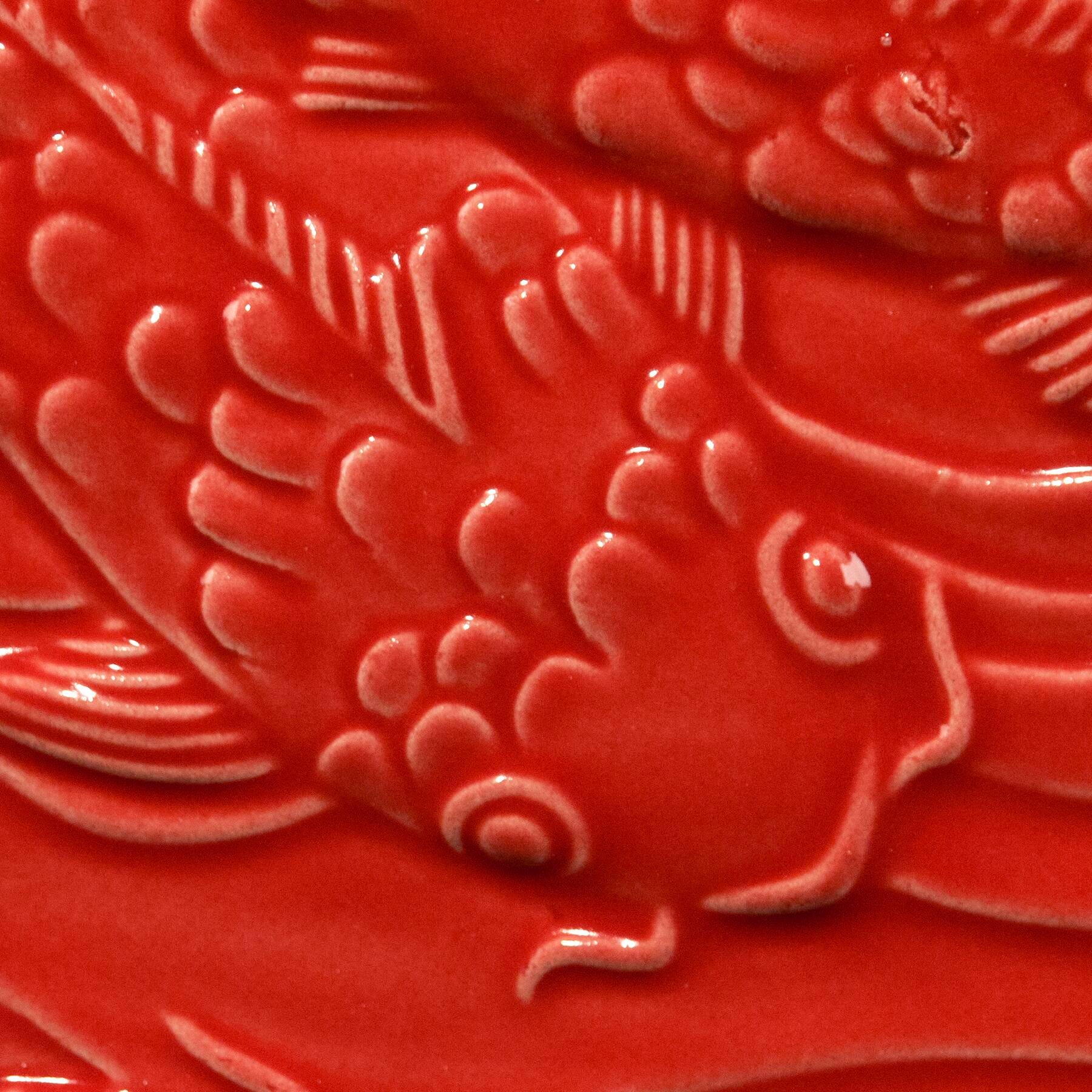 GLAZE AMACO LOW FIRE GLOSS LG-58 BRILLIANT RED PINT