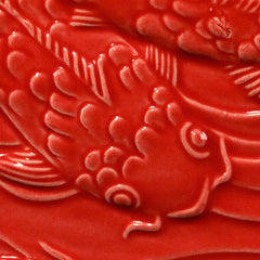 GLAZE AMACO LOW FIRE GLOSS LG-58 BRILLIANT RED PINT