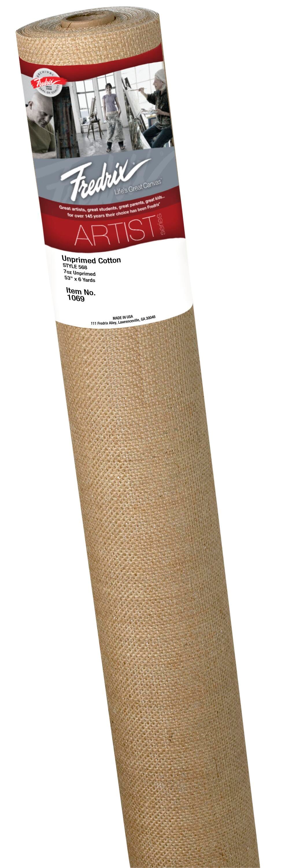 CANVAS ROLL UNPRIMED COTTON 7 OZ 53INX6YD