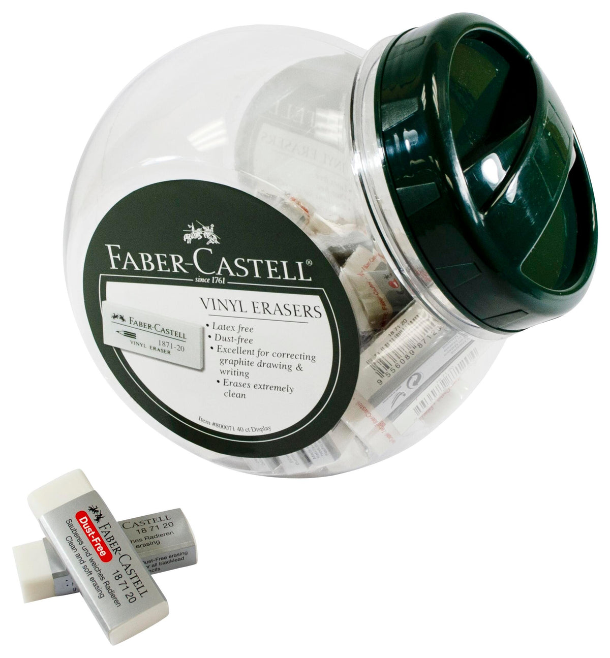 ERASERS DUST FREE PACK OF 40