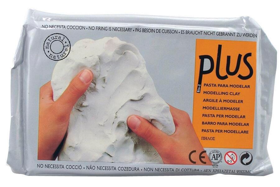 AIR-DRY CLAY PLUS NATURAL WHITE