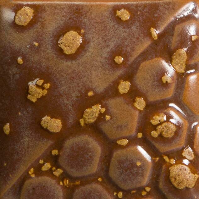 GLAZE MAYCO ELEMENTS CHUNKIES EL-204 GLOWING EMBERS CHUNKIES PINT