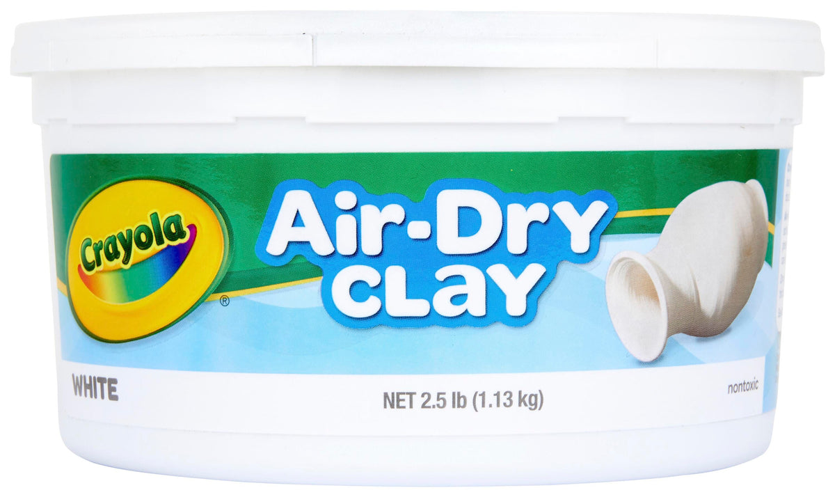CLAY CRAYOLA AIR-DRY 2.5 LBS WHITE