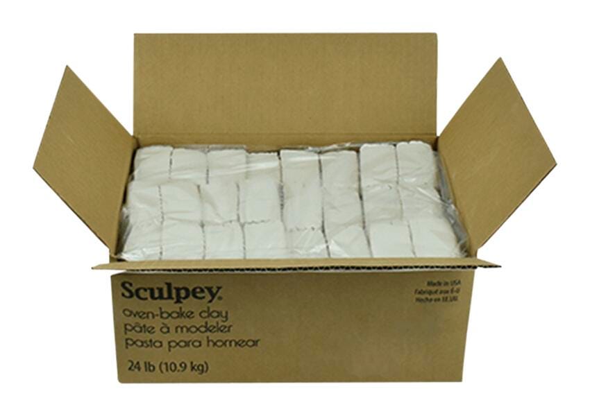 MODELING COMPOUND SCULPEY 24 LBS WHITE